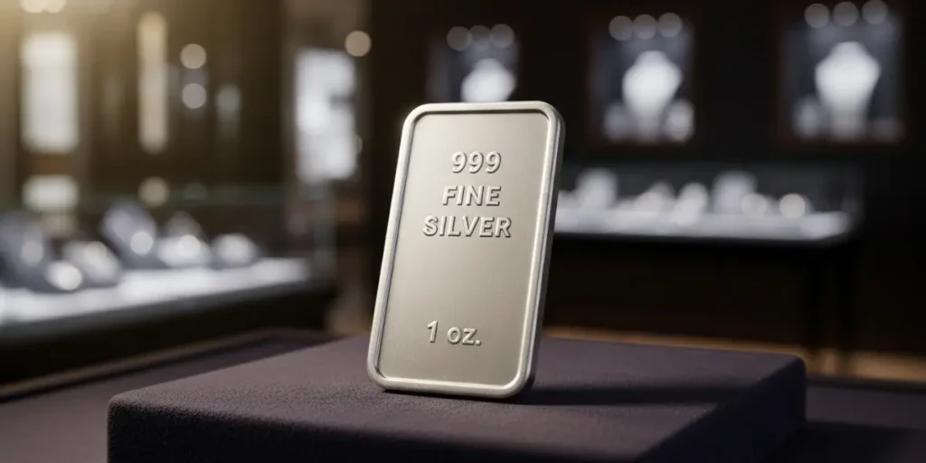 نمایش شمش نقره بورس کالا و انواع شمش‌های سرمایه‌گذاری ۱ اونسی