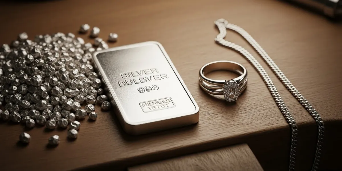 بررسی خواص نقره در شمش، ساچمه و زیورآلات برای سلامت بدن.