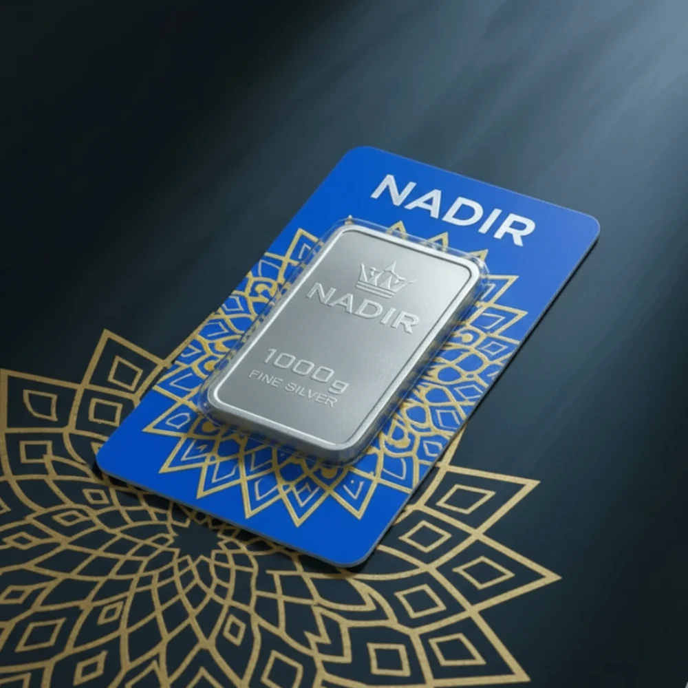 شمش نقره 1 کیلوگرمی نادیر ترکیه