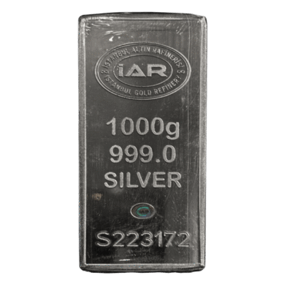 شمش نقره ۱ کیلوگرمی IAR عیار 999