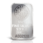 شمش نقره 100 گرمی نادیر ترکیه