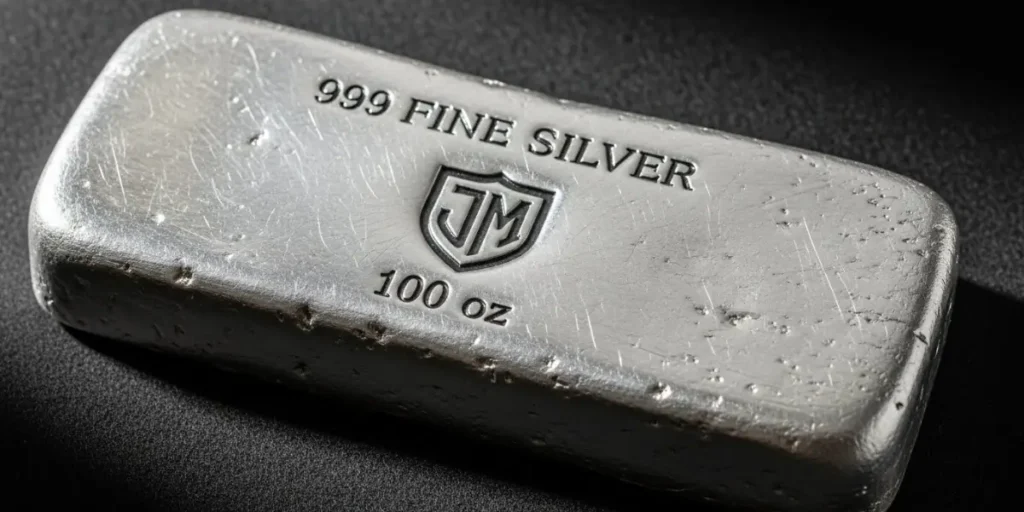 شمش نقره بجای نقره آبشده برای سرمایه‌گذاری امن.