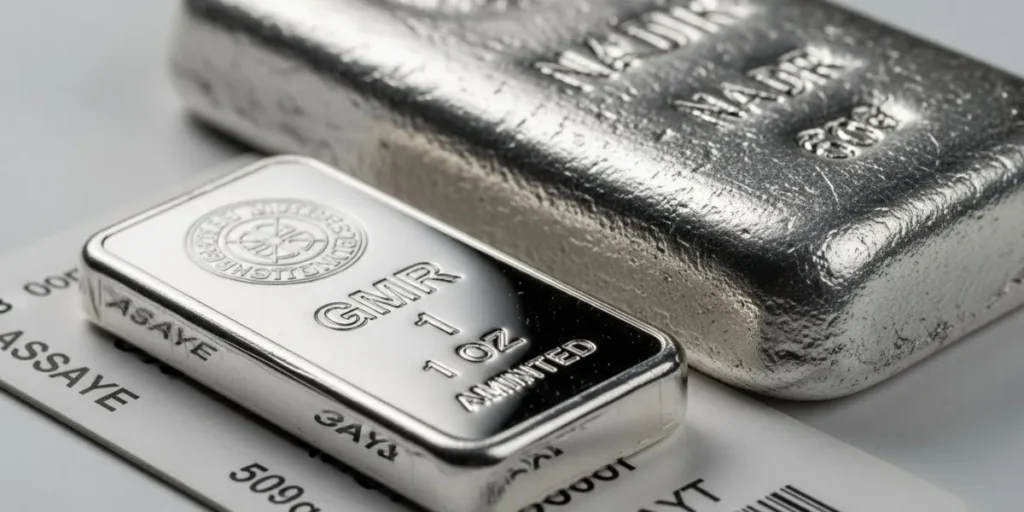 تفاوت شمش‌های نقره از لحاظ وزن.